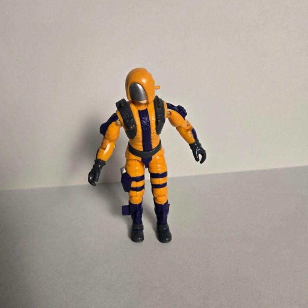 Hasbro GI H.E.A.T Viper 1989 T.A.R.G.A.T. Action Figure Orange Purple Vtg Toy